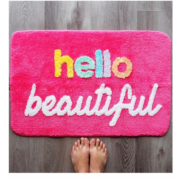 Hello Beautiful Bath Mat - Picture 2 of 6